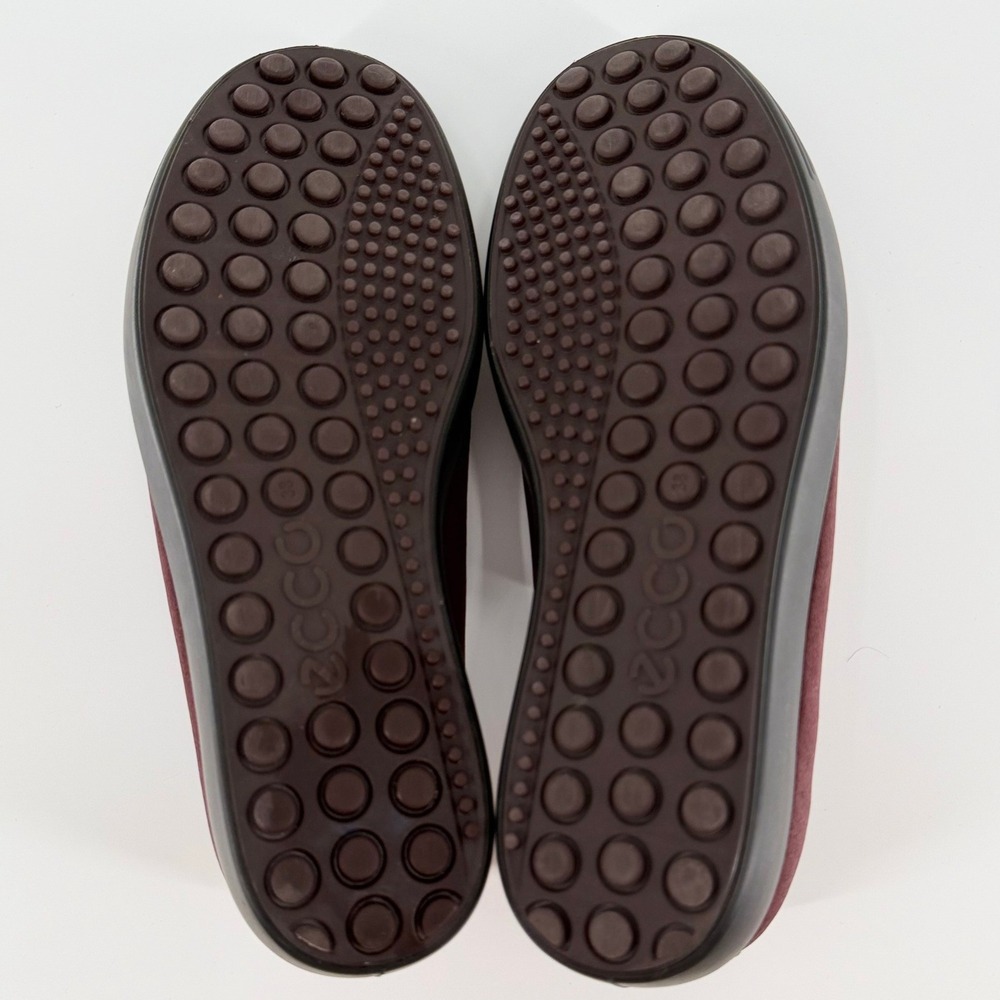 ECCO Soft 7 Gore-Tex Slip On Sneakers Fig Burgundy Waterproof Walking Shoes 38 - Picture 5 of 6